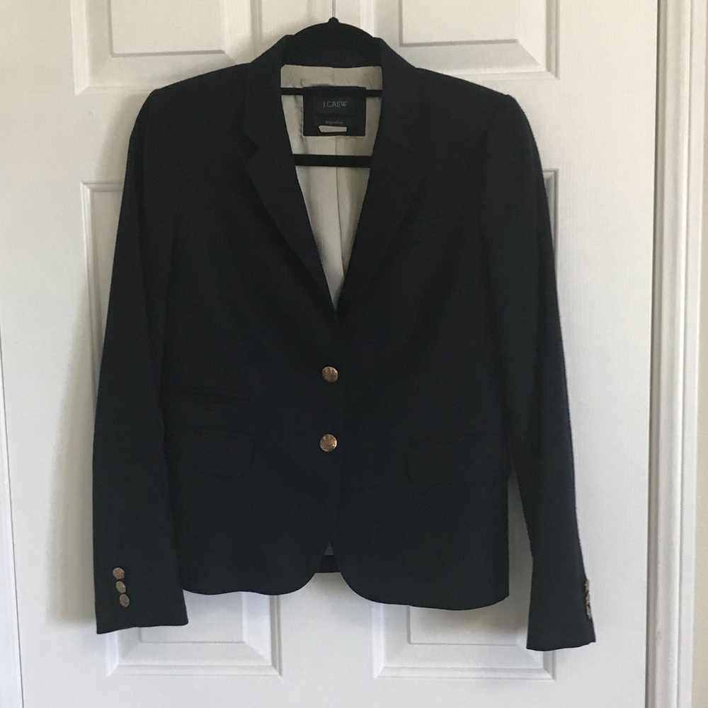 Jcrew Navy Schoolboy Blazer